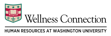Wellness Connection written above Human Resources at Washington University as a Level 3 Lock up