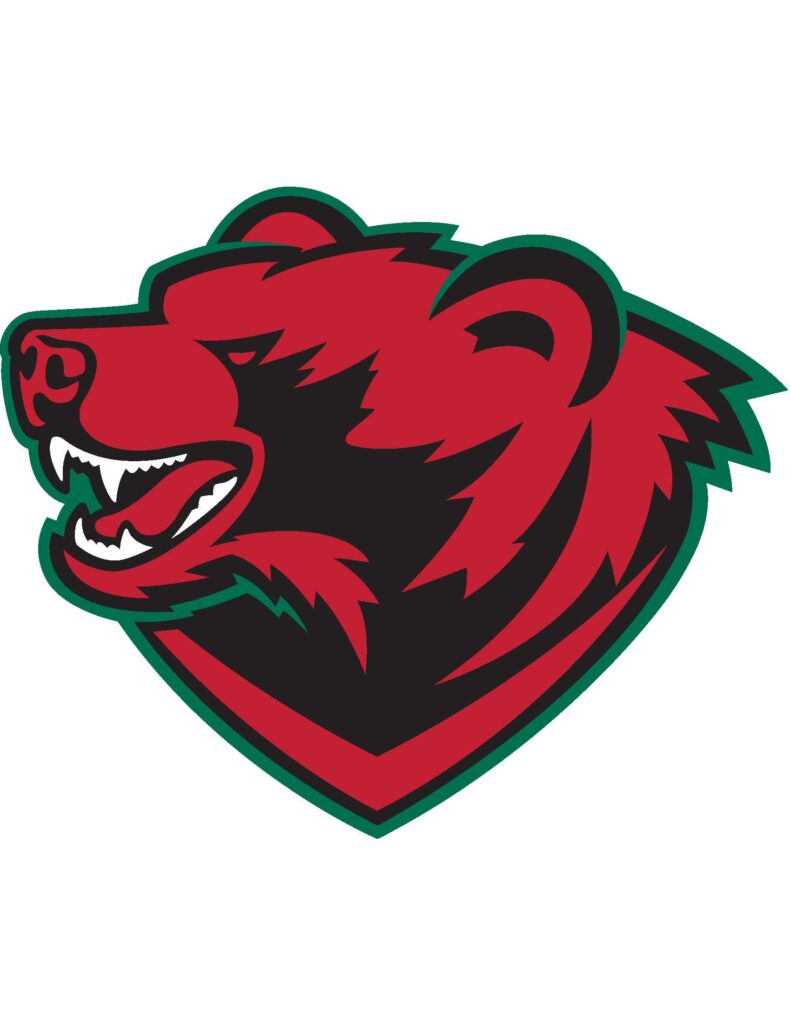 Bear's head athletics logo
